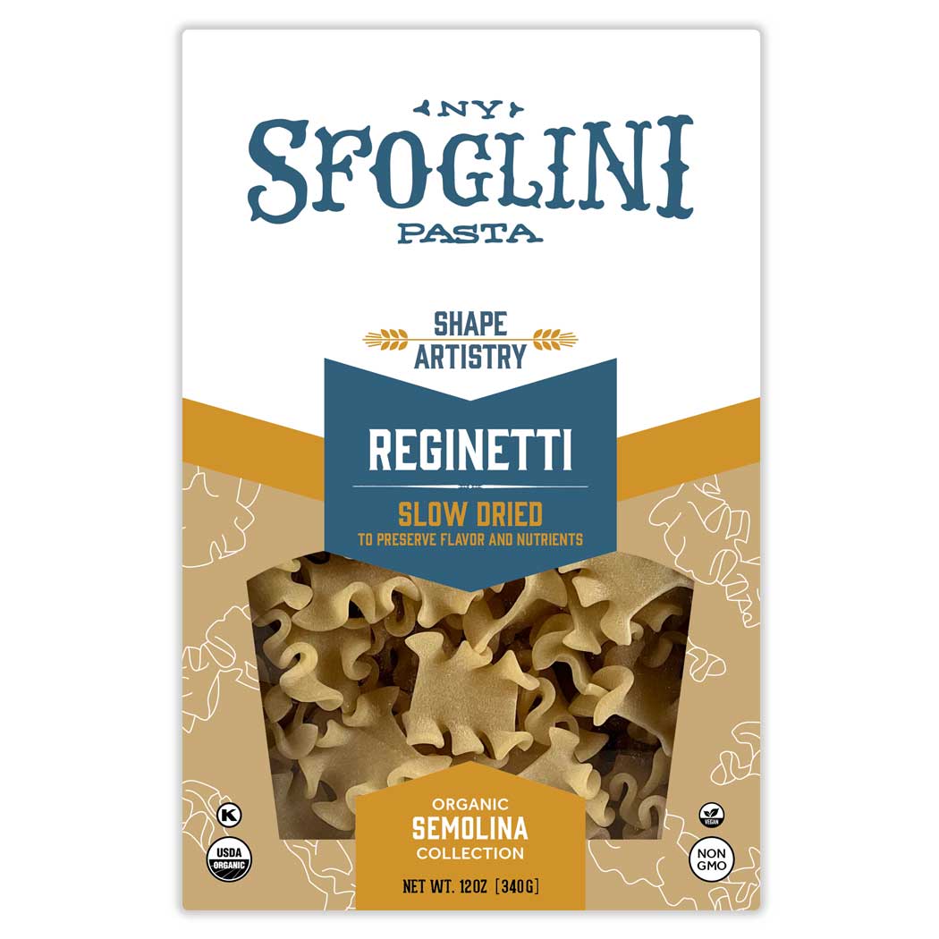 Pasta: Reginetti, Organic Durum Semolina Pasta