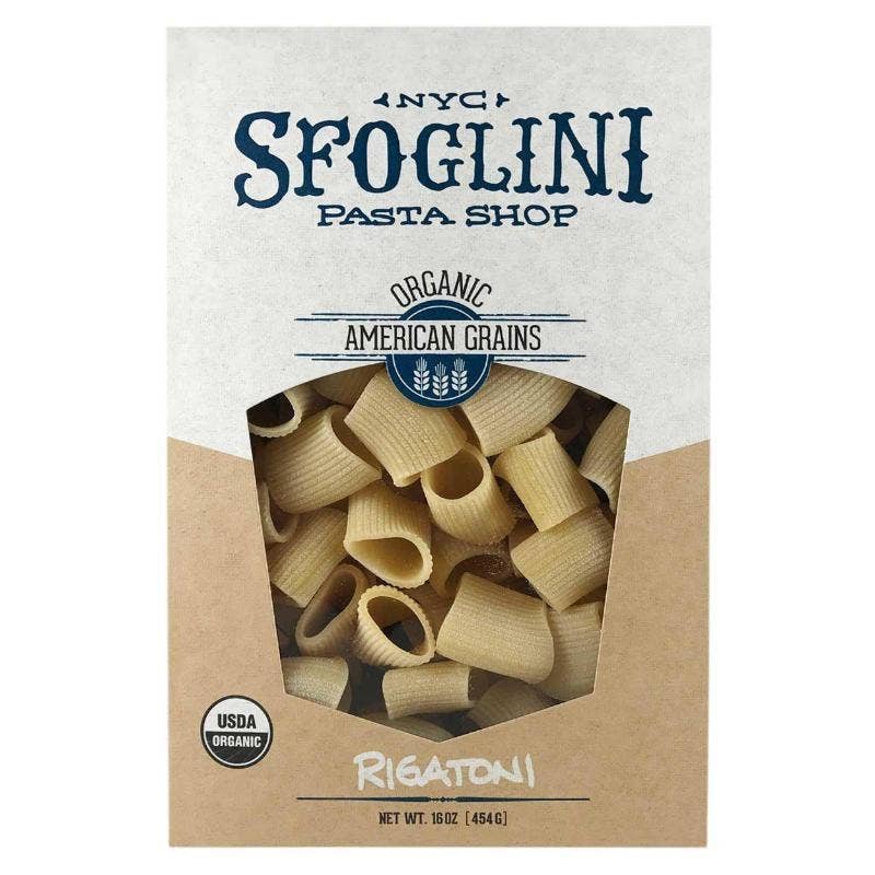 Pasta: Rigatoni, Organic Durum Semolina Pasta