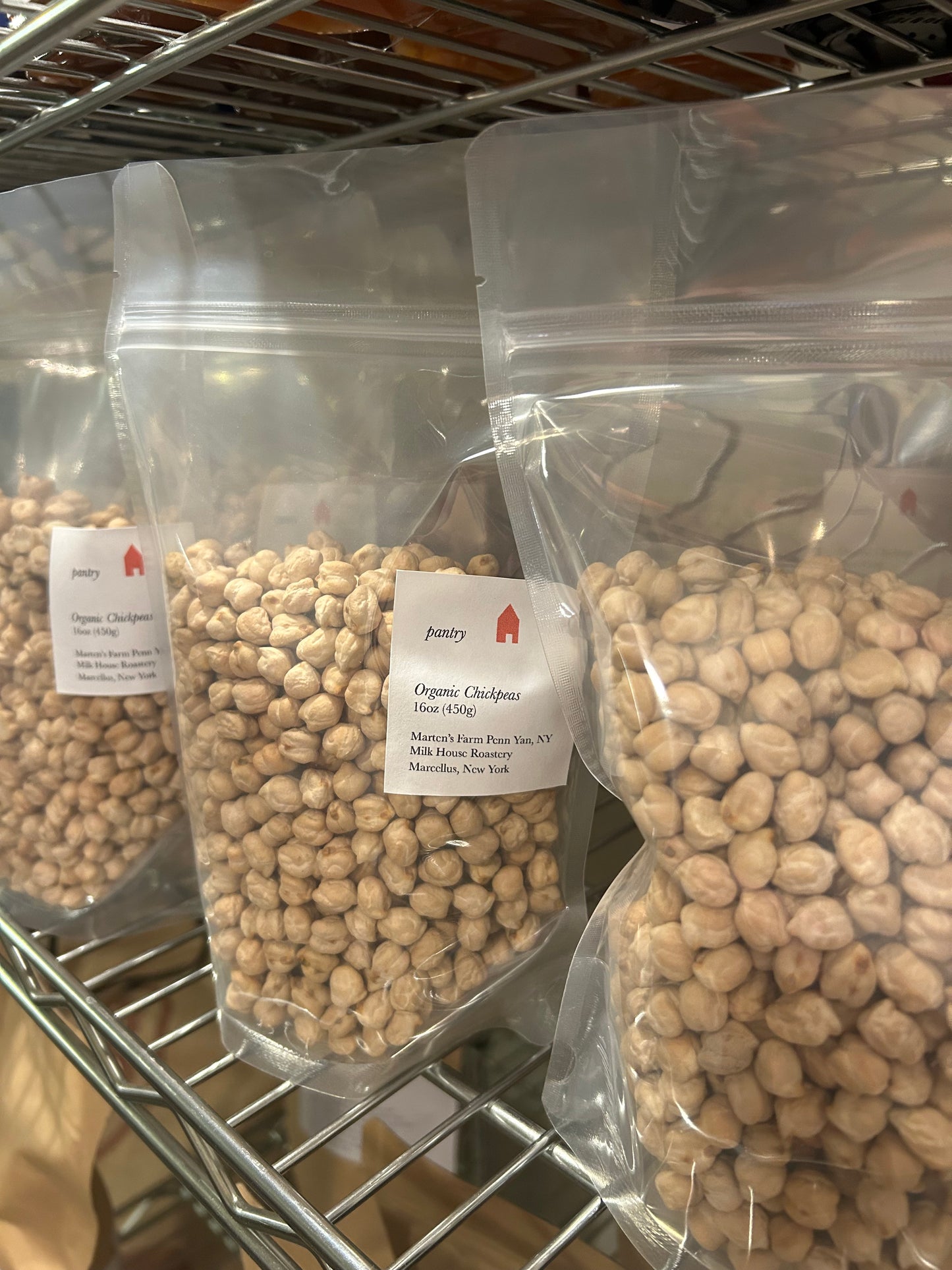 Chickpeas Organic Local 16oz