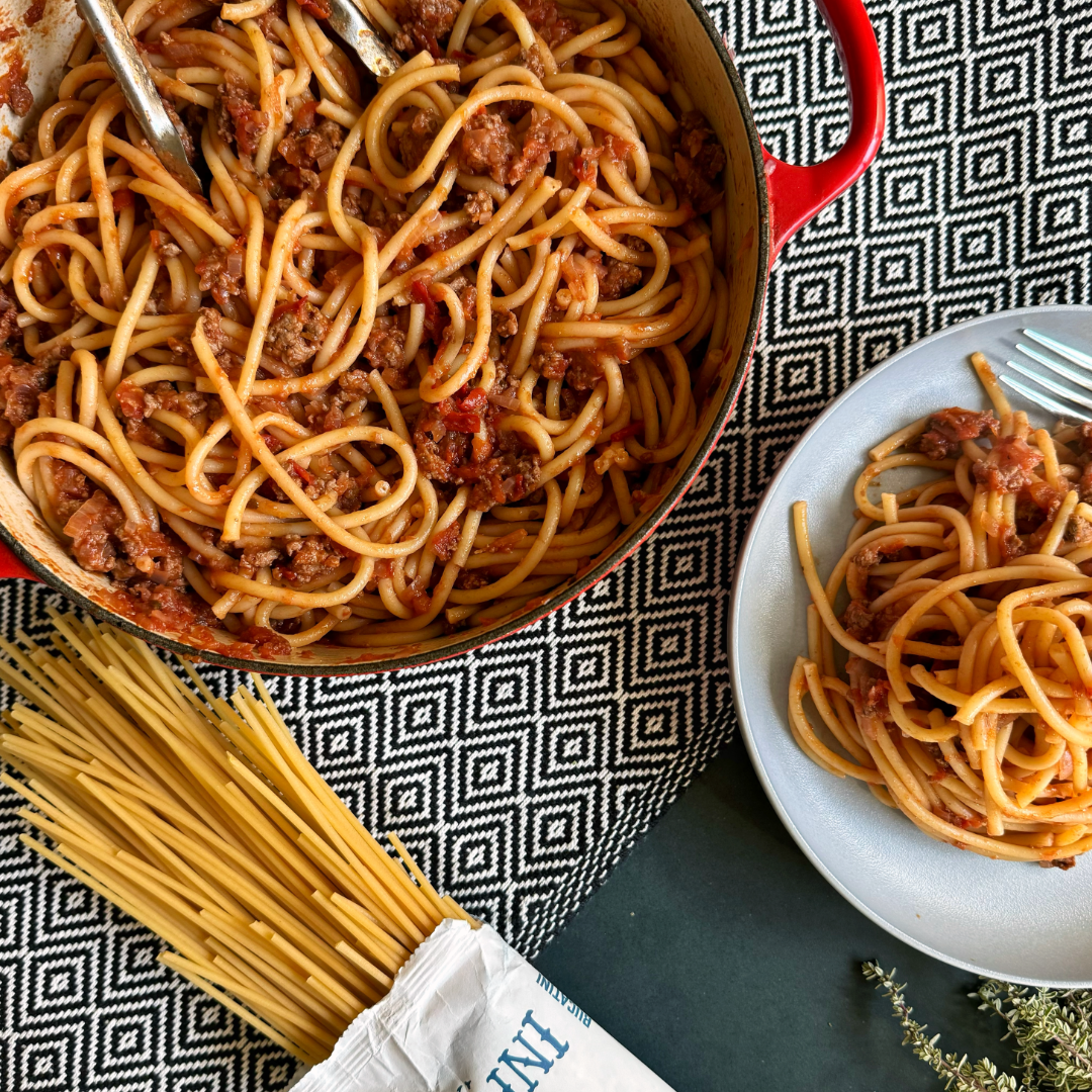 Pasta: Bucatini, Organic Durum Semolina Pasta