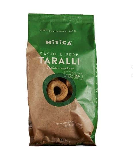 Taralli Cracker 8 oz cacio pepe or original