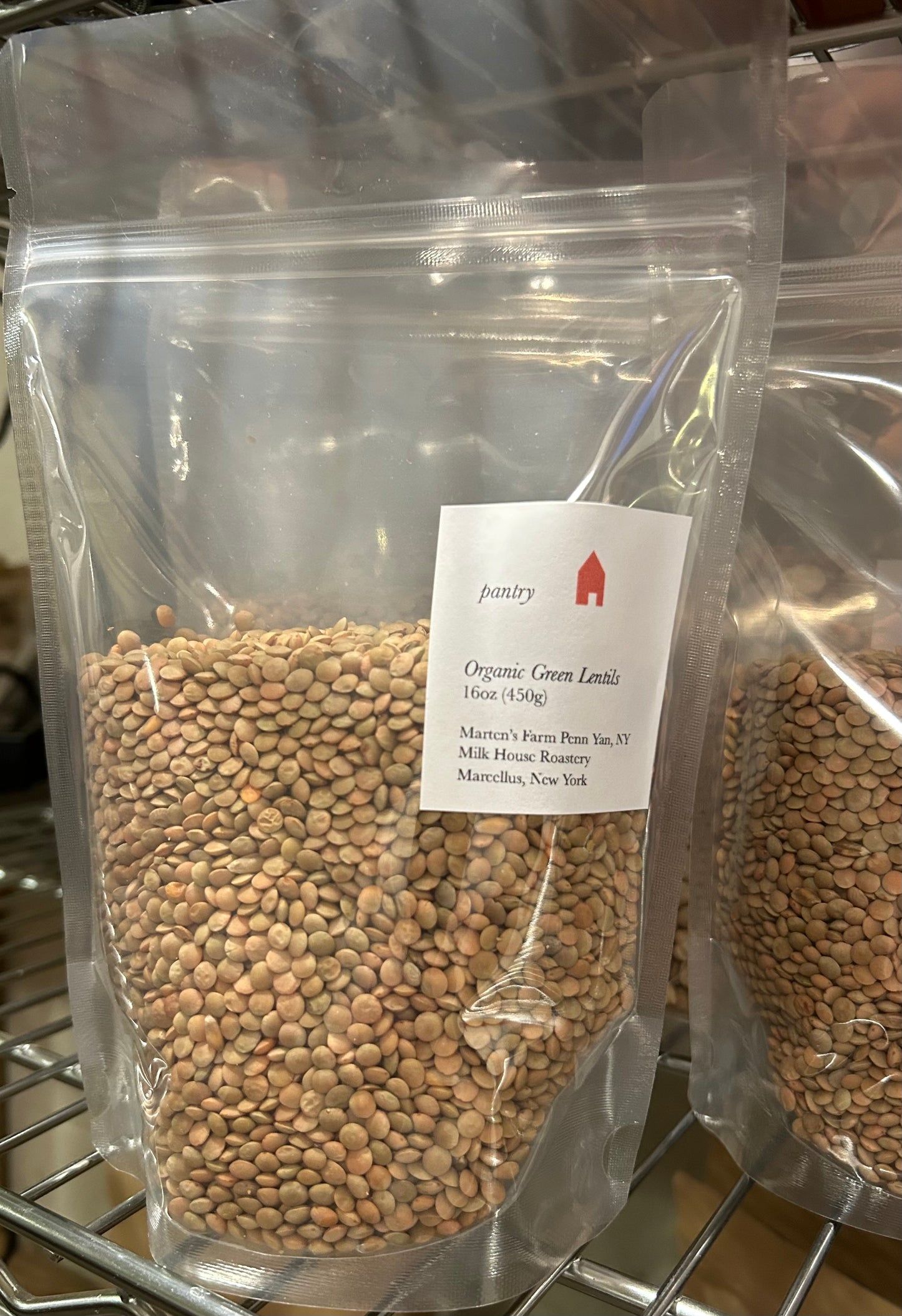 Green Lentils Organic Local 16oz