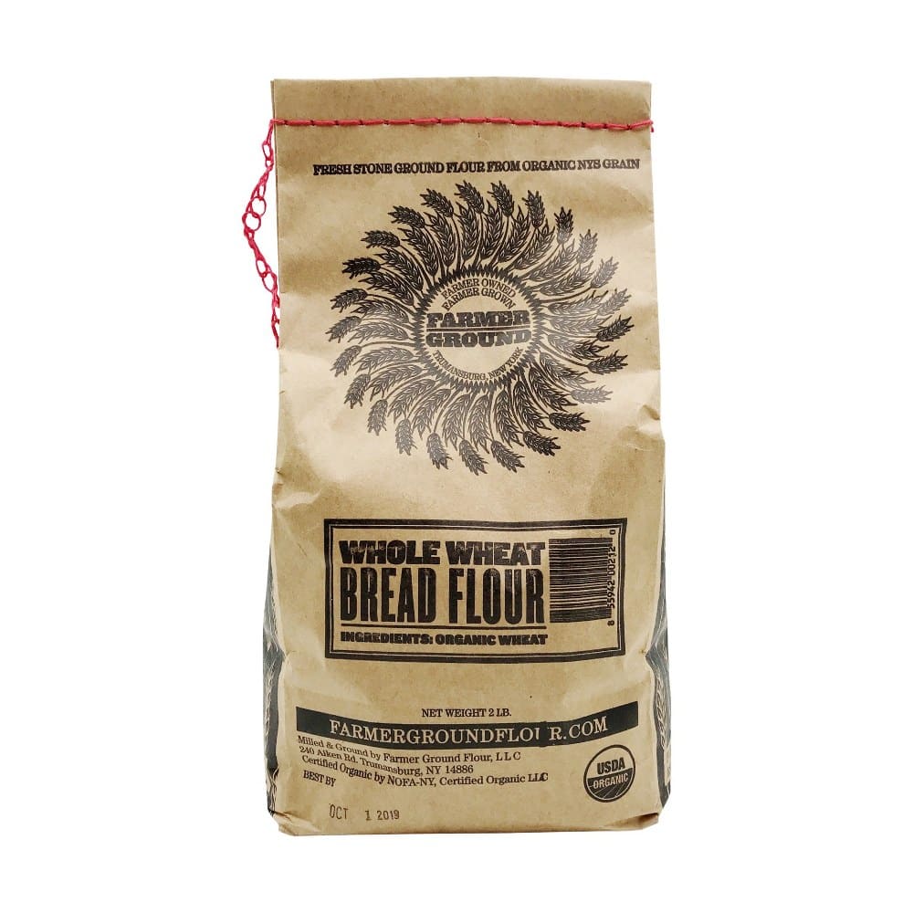 Farmer Ground Whole Wheat Bread Flour 2 lb Milk House Roastery